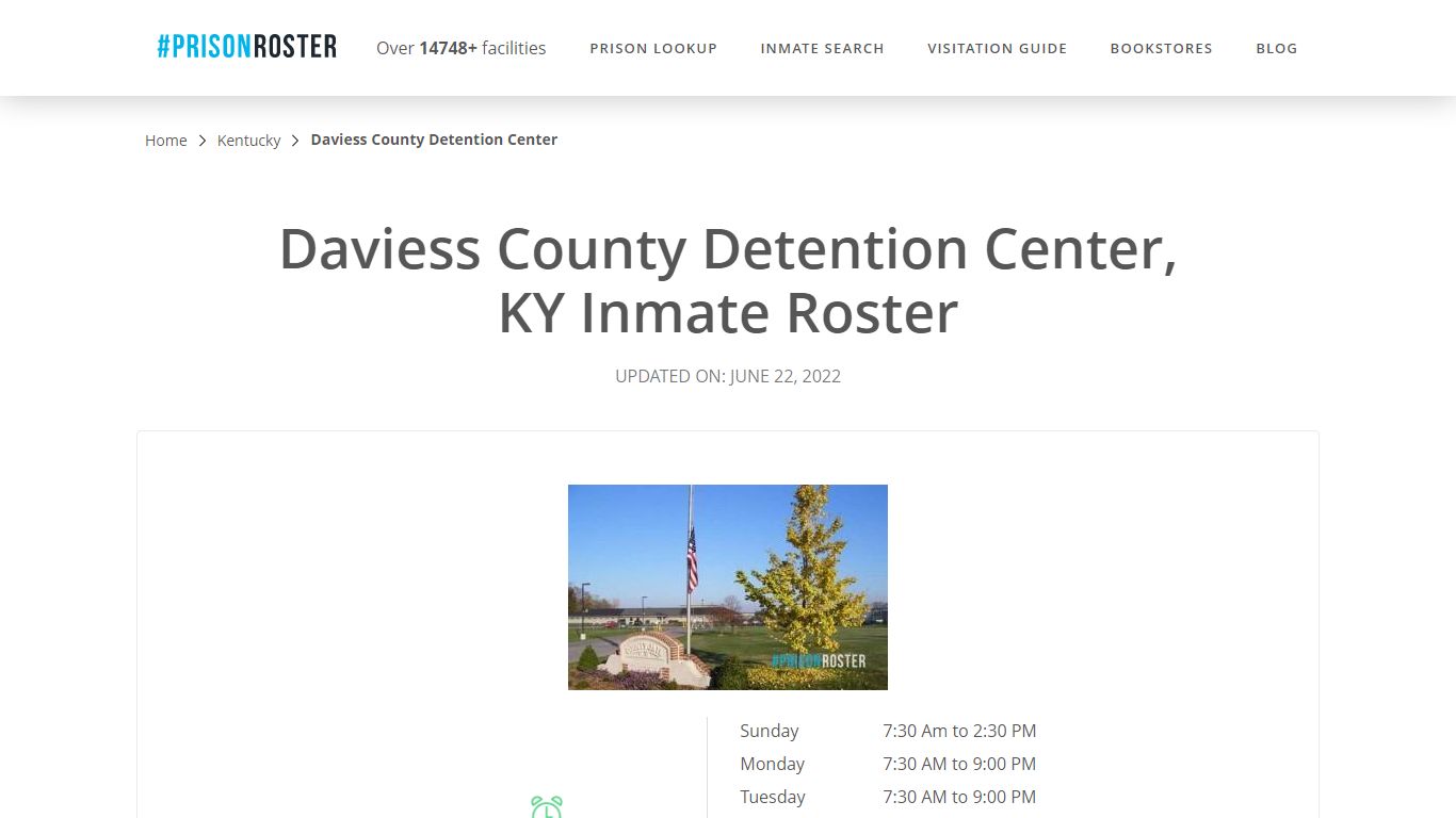 Daviess County Detention Center, KY Inmate Roster